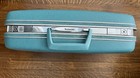 Vtg Samsonite Silhouette Light Blue Hard Shell Luggage Suitcase