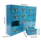 16 Drawers Library Card Catalog Cabinet With Labels Apothecary Cabinet Tabletop