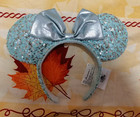 Disney Parks Frozen Arendelle Aqua Minnie Mouse Ears Gift Girl Blue Headband