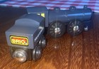 Rare Brio Wooden Railway Polar Express Train Engine W  Tender 32501
