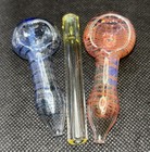 3 Extra Small Hand Blown Glass Spoon Tobacco Hand Pipe Free Shipping Usa Made 