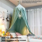 Baby Canopy Dome Tent Bedcover Round Kids Bed Mosquito Net Decor Curtain Bedding