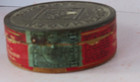 Vintage Copenhagen Snuff Box  Embossed Lid Cardboard Box Excellent Condition