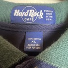 Hard Rock Caf   Vtg Niagara Falls Men s Polo Shirt Xl 100  Cotton Made Inusa Navy