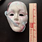 Lot Of 6 Vintage Mardi Gras Ceramic Wall Masks