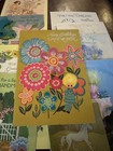 1970s And 1980s  Used Greeting Cards Lot Of 21 Vintage retro Illustrations
