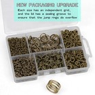 1400 Pcs Mixed Size Jump Rings For Jewelry Making  Keychains  Necklace Repair  