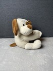 Toys R Us Beige Puppy Dog Plush Brown Spots Hands Hook   Loop Animal Alley Pet