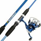 Blue Bait Cast Open Face Spinning 2 Pc Rod And Reel Combo 63 In Fishing Pole