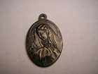 Saint St Anthony W jesus Infant Christ Child   Virgin Mary Silver Catholic Medal