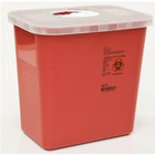 Kendall Healthcare Multi-purpose Sharps Container With Rotor Lid 2 Gal 8 Qt  Red