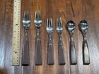 6 X Vintage Mcm Towle Supreme Cutlery Stainless Steel Japan Spoon   Fork Set