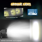 2x 6  120w Cree Led Pods Work Light Bar Driving Flood Reverse Offroad Utv 4wd 7 