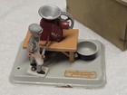 Vintage 1950s Fleischmann  236 Tin Toy Sausage Grinder   West Germany 2