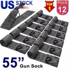 18 Pack Shotgun   Rifle Socks Hunting Gun Sleeve Silicone Gray Treated Up To 55 