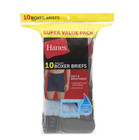 Hanes Men s Super Value Pack Assorted Boxer Briefs  10-pack Soft And Breathable