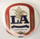Vintage Anheuser Busch La Pilsner Beer Advertising Button  Pinback