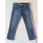 Ag Adriano Goldschmied Stevie Crop Slim Straight Jeans Women s 28r Medium Wash
