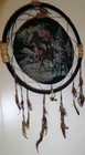 Vintage Xx Large Antique Native American Dream Catcher Indian On Horse