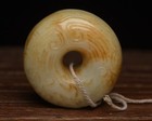 Chinese Antique Han Dynasty Hetian Ancient Jade Carved Jade Waist Pendants