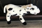 Vintage Melissa   Doug Cow Puppet Full Body Black White Stuffed Plush 17 l