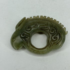 Very Rare Ancient Chinese Zhou Dynasty Carved Nephrite Jade Rabbit