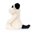 Jellycat Bashful Black   Cream Puppy 31cm Stuffed Soft Plush Toy New W tag