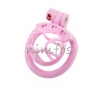 Male Small Sissy Breathable Short Cage Chastity Device Ring Lock With 4 Rings