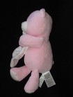 Just One You Pink Teddy Bear Baby Lovey Plush White Polka Dots Blanket Carters