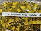 12 Ozark 3  Left Wing Parabolic Feathers Dozen Fletchings  Vanes