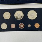 1975 Republic Of Panama  8  Coin Proof Set With Ogp   Coa - 1 84oz Silver