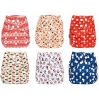 Reusable Cloth Diapers  Double Gusset  One Size Adjustable  Washable Soft Abs   