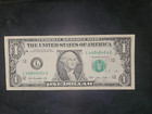Binary 2013 Series Dollar Bill Fancy Serial Number L4454545 Federal Reserve Note