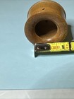 Turned Wood Hair Thimble Vintage Sewing Case
