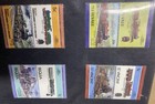 Set Of 36 Railroad Train Postage Stamps  Some Uncanceled