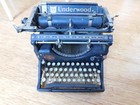 Vintage Underwood No  5 Standard Typewriter Heavy Cast Iron Excellent Paint