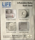 Life Authentics Inflatable Baby Bath Seat White Beige For 6-24 Months