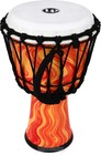 Latin Percussion World 7  Rope Circle Djembe - Orange Marble