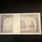 Banque Du Liban 10 Livres Uncirculated Banknotes Bundle Lebanon