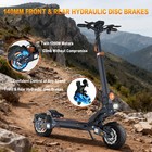 Ruitoo 1000w Electric Scooter For Adults 28 Mph 34 Miles 48v 15 6ah Dual Brake
