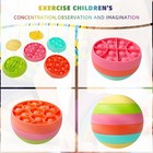 Fidget Rainbow Toy Autism Pop Stress Ball Relief Game