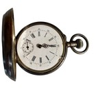 Swiss Pocket Watch 800 Silver 15 Jewels Circa 1900