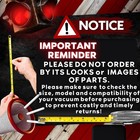 Type Cc Vacuum Bags For Oreck Xl Uprights  18 Pack   3 Belts