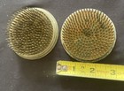 Vintage Floral Frogs Lot Of 2 Heavy Sharp Metal Spikes