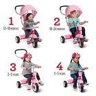 Radio Flyer 4-in-1 Stroll  n Trike - Pink  Steel Frame  Adjustable Seat 