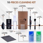Camera Cleaning Kit Lens Blower Microfiber Cloth Sensor Swabs Solution 19pc
