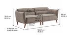 Modern Futon Sofa Bed Convertible Folding Sleeper Couch For Apartment Small Room