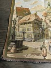 Vintage German Tapestry French Woven Wallhanging Art