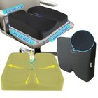 Memory Foam Seat Cushions Coccyx Pad Thicken Widen Strong Support And Comfort   