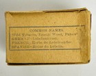 Quack Medicine Medical Box J l  Hopkins Lobelia Wild Tobacco Advertising Vtg